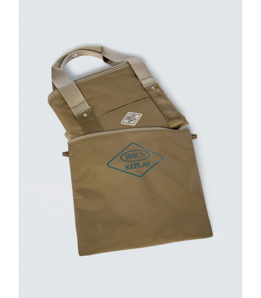 BRICS＆REPLAY 2イン1 折り畳みボストン＆収納バッグセット LARGE 詳細画像 サンドウッド 7